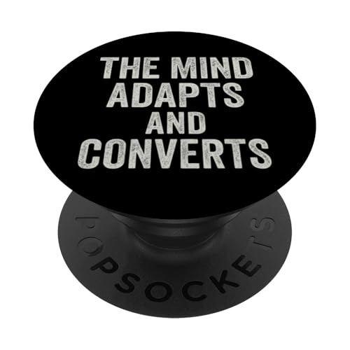 Vintage, Stoische Botschaft - Mind Adapts. Motivierendes Zitat PopSockets Klebender PopGrip Vintage, Stoische Botschaft - Mind Adapts. Motivierendes Zitat PopSockets Klebender PopGrip von Stoic Quotes by Lumi Art