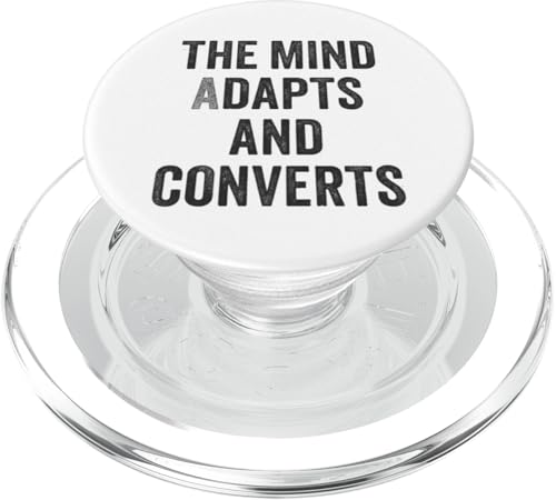 Vintage, Stoische Botschaft - Mind Adapts. Motivierendes Zitat PopSockets PopGrip für MagSafe Vintage, Stoische Botschaft - Mind Adapts. Motivierendes Zitat PopSockets PopGrip für MagSafe von Stoic Quotes by Lumi Art