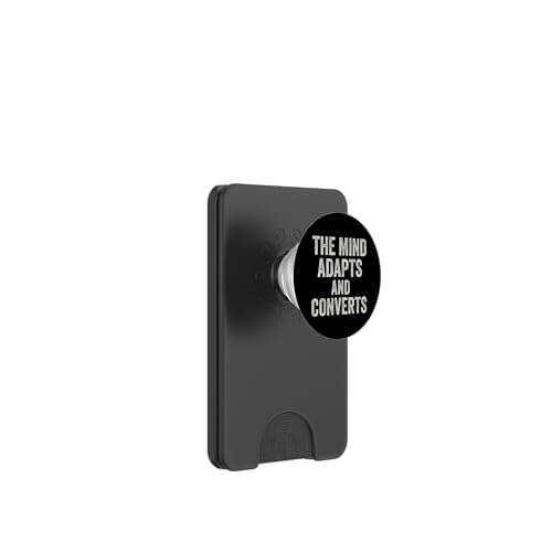 Vintage, Stoische Botschaft - Mind Adapts. Motivierendes Zitat PopSockets PopWallet für MagSafe Vintage, Stoische Botschaft - Mind Adapts. Motivierendes Zitat PopSockets PopWallet für MagSafe von Stoic Quotes by Lumi Art