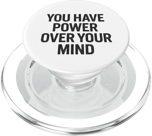 Vintage, stoisches Zitat - Power Over Your Mind PopSockets PopGrip für MagSafe Vintage, stoisches Zitat - Power Over Your Mind PopSockets PopGrip für MagSafe von Stoic Quotes by Lumi Art