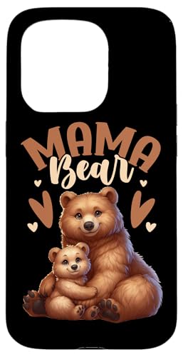 Mama Bär Muttertag Mutterschaft Mama Bear Tochter Sohn Hülle für iPhone 15 Pro von Stolze Liebevolle Mama Bär Mommy Mutter