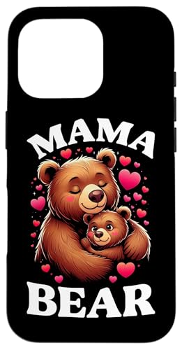 Mama Bär Muttertag Mutterschaft Mama Bear Tochter Sohn Hülle für iPhone 16 Pro von Stolze Liebevolle Mama Bär Mommy Mutter