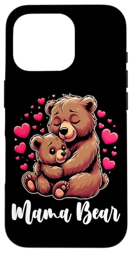Mama Bär Muttertag Mutterschaft Mama Bear Tochter Sohn Hülle für iPhone 16 Pro von Stolze Liebevolle Mama Bär Mommy Mutter