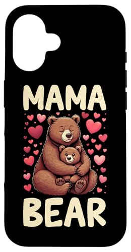 Mama Bär Muttertag Mutterschaft Mama Bear Tochter Sohn Hülle für iPhone 16 von Stolze Liebevolle Mama Bär Mommy Mutter