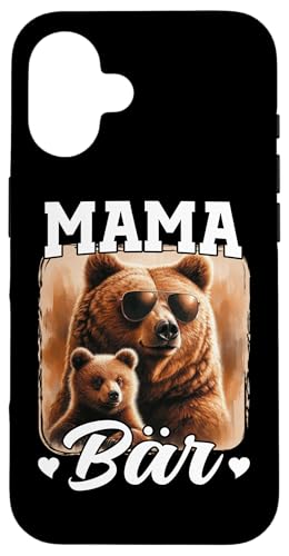 Mama Bär Muttertag Mutterschaft Mama Bear Tochter Sohn Hülle für iPhone 16 von Stolze Liebevolle Mama Bär Mommy Mutter