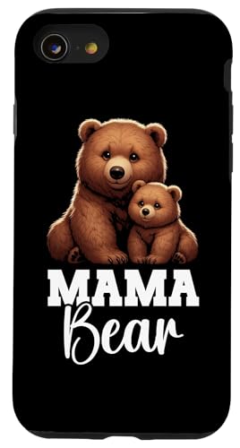 Mama Bär Muttertag Mutterschaft Mama Bear Tochter Sohn Hülle für iPhone SE (2020) / 7 / 8 von Stolze Liebevolle Mama Bär Mommy Mutter