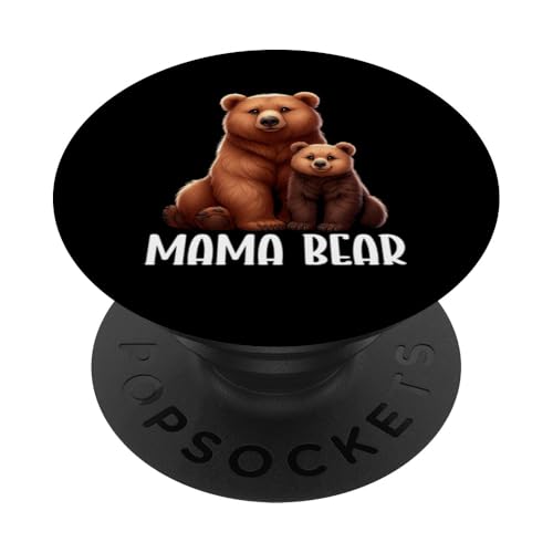 Mama Bär Muttertag Mutterschaft Mama Bear Tochter Sohn PopSockets Klebender PopGrip Mama Bär Muttertag Mutterschaft Mama Bear Tochter Sohn PopSockets Klebender PopGrip von Stolze Liebevolle Mama Bär Mommy Mutter