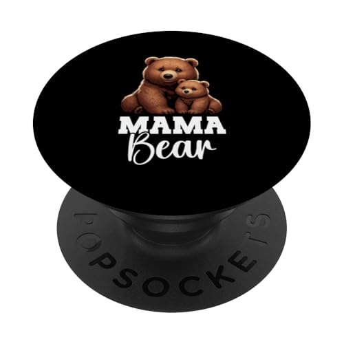 Mama Bär Muttertag Mutterschaft Mama Bear Tochter Sohn PopSockets Klebender PopGrip Mama Bär Muttertag Mutterschaft Mama Bear Tochter Sohn PopSockets Klebender PopGrip von Stolze Liebevolle Mama Bär Mommy Mutter