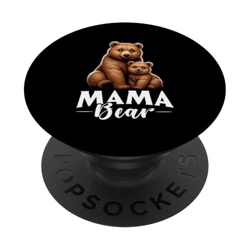 Mama Bär Muttertag Mutterschaft Mama Bear Tochter Sohn PopSockets Klebender PopGrip Mama Bär Muttertag Mutterschaft Mama Bear Tochter Sohn PopSockets Klebender PopGrip von Stolze Liebevolle Mama Bär Mommy Mutter