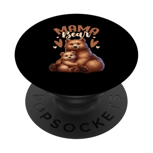 Mama Bär Muttertag Mutterschaft Mama Bear Tochter Sohn PopSockets Klebender PopGrip von Stolze Liebevolle Mama Bär Mommy Mutter