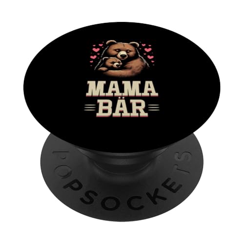 Mama Bär Muttertag Mutterschaft Mama Bear Tochter Sohn PopSockets Klebender PopGrip Mama Bär Muttertag Mutterschaft Mama Bear Tochter Sohn PopSockets Klebender PopGrip von Stolze Liebevolle Mama Bär Mommy Mutter