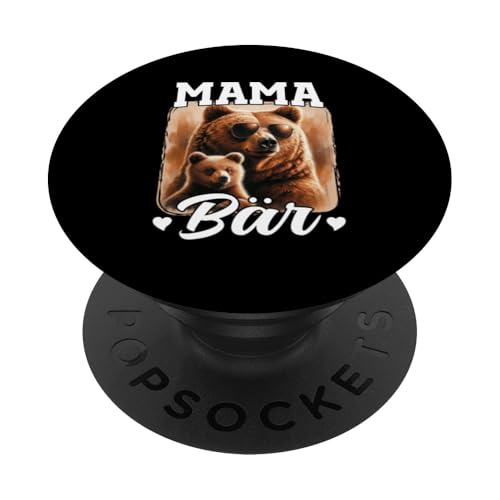Mama Bär Muttertag Mutterschaft Mama Bear Tochter Sohn PopSockets Klebender PopGrip Mama Bär Muttertag Mutterschaft Mama Bear Tochter Sohn PopSockets Klebender PopGrip von Stolze Liebevolle Mama Bär Mommy Mutter