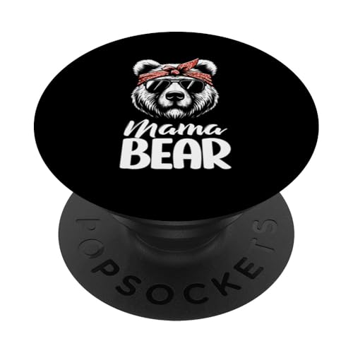 Mama Bär Muttertag Mutterschaft Mama Bear Tochter Sohn PopSockets Klebender PopGrip Mama Bär Muttertag Mutterschaft Mama Bear Tochter Sohn PopSockets Klebender PopGrip von Stolze Liebevolle Mama Bär Mommy Mutter