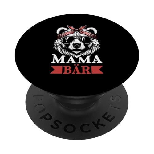 Mama Bär Muttertag Mutterschaft Mama Bear Tochter Sohn PopSockets Klebender PopGrip von Stolze Liebevolle Mama Bär Mommy Mutter