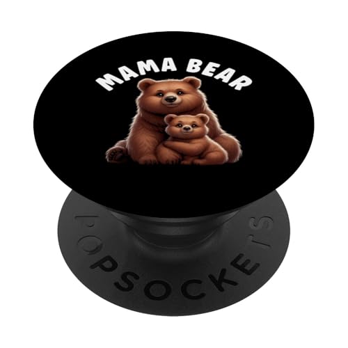 Mama Bär Muttertag Mutterschaft Mama Bear Tochter Sohn PopSockets Klebender PopGrip Mama Bär Muttertag Mutterschaft Mama Bear Tochter Sohn PopSockets Klebender PopGrip von Stolze Liebevolle Mama Bär Mommy Mutter