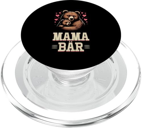 Mama Bär Muttertag Mutterschaft Mama Bear Tochter Sohn PopSockets PopGrip für MagSafe von Stolze Liebevolle Mama Bär Mommy Mutter