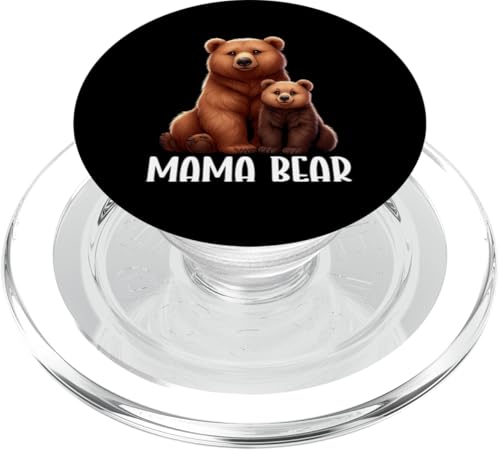Mama Bär Muttertag Mutterschaft Mama Bear Tochter Sohn PopSockets PopGrip für MagSafe von Stolze Liebevolle Mama Bär Mommy Mutter