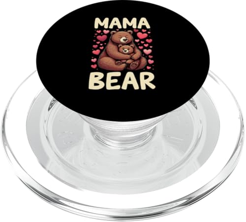 Mama Bär Muttertag Mutterschaft Mama Bear Tochter Sohn PopSockets PopGrip für MagSafe von Stolze Liebevolle Mama Bär Mommy Mutter
