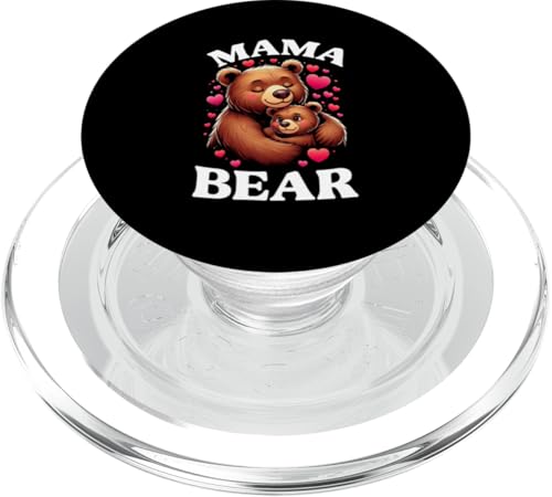 Mama Bär Muttertag Mutterschaft Mama Bear Tochter Sohn PopSockets PopGrip für MagSafe von Stolze Liebevolle Mama Bär Mommy Mutter