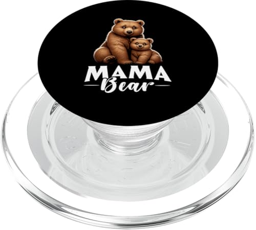Mama Bär Muttertag Mutterschaft Mama Bear Tochter Sohn PopSockets PopGrip für MagSafe von Stolze Liebevolle Mama Bär Mommy Mutter