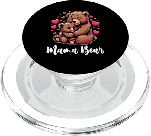Mama Bär Muttertag Mutterschaft Mama Bear Tochter Sohn PopSockets PopGrip für MagSafe von Stolze Liebevolle Mama Bär Mommy Mutter