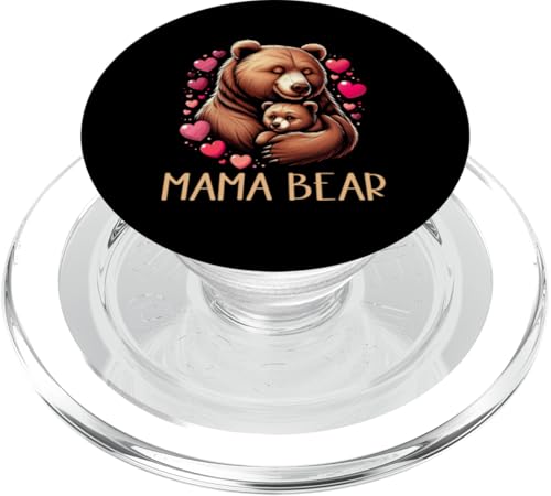 Mama Bär Muttertag Mutterschaft Mama Bear Tochter Sohn PopSockets PopGrip für MagSafe von Stolze Liebevolle Mama Bär Mommy Mutter