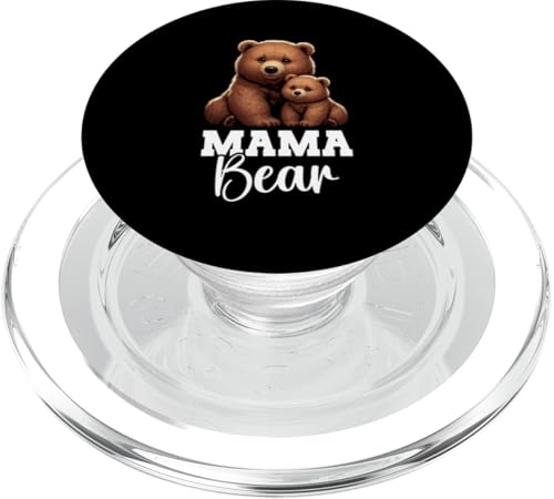 Mama Bär Muttertag Mutterschaft Mama Bear Tochter Sohn PopSockets PopGrip für MagSafe von Stolze Liebevolle Mama Bär Mommy Mutter