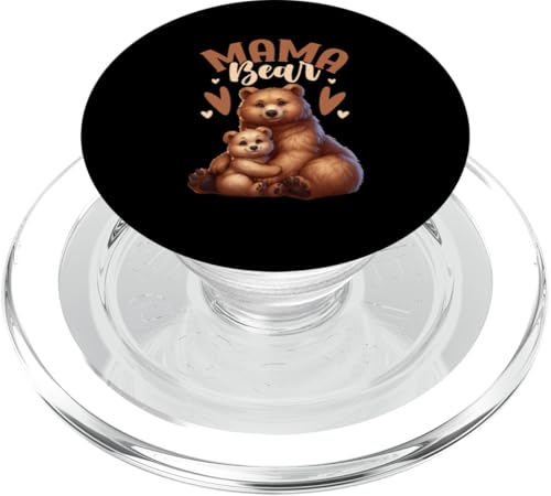 Mama Bär Muttertag Mutterschaft Mama Bear Tochter Sohn PopSockets PopGrip für MagSafe von Stolze Liebevolle Mama Bär Mommy Mutter