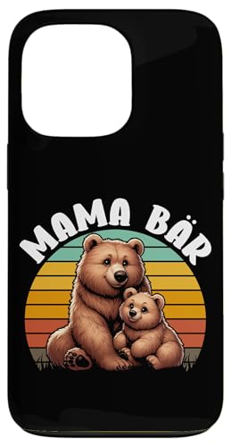 Mama Bär Muttertag Mutterschaft Mama Bear Tochter Sohn Retro Hülle für iPhone 13 Pro von Stolze Liebevolle Mama Bär Mommy Mutter