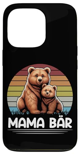 Mama Bär Muttertag Mutterschaft Mama Bear Tochter Sohn Retro Hülle für iPhone 13 Pro von Stolze Liebevolle Mama Bär Mommy Mutter