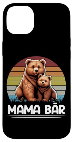 Mama Bär Muttertag Mutterschaft Mama Bear Tochter Sohn Retro Hülle für iPhone 14 Plus von Stolze Liebevolle Mama Bär Mommy Mutter