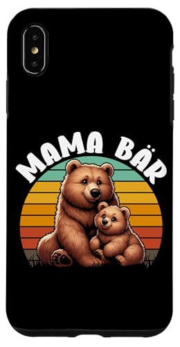 Mama Bär Muttertag Mutterschaft Mama Bear Tochter Sohn Retro Hülle für iPhone XS Max von Stolze Liebevolle Mama Bär Mommy Mutter