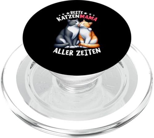 Beste Katzenmama Aller Zeiten Katze Mama Muttertag PopSockets PopGrip für MagSafe von Stolze Liebevolle Mama Katze Mami Mutter
