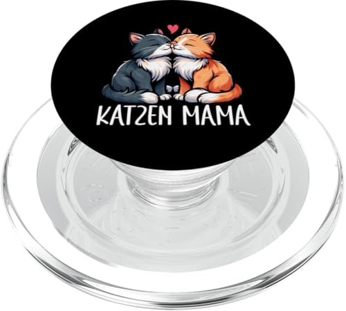 Katze Mama Muttertag Mutterschaft Cat Mom Mama Elternteil PopSockets PopGrip für MagSafe von Stolze Liebevolle Mama Katze Mami Mutter