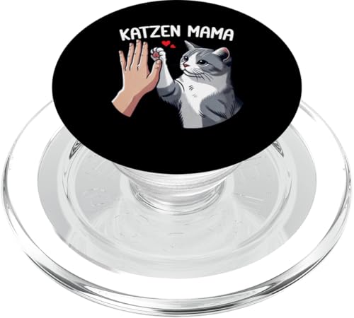 Katze Mama Muttertag Mutterschaft Cat Mom Mama Elternteil PopSockets PopGrip für MagSafe von Stolze Liebevolle Mama Katze Mami Mutter