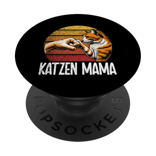 Katze Mama Muttertag Mutterschaft Mama Elternteil PopSockets Klebender PopGrip von Stolze Liebevolle Mama Katze Mami Mutter