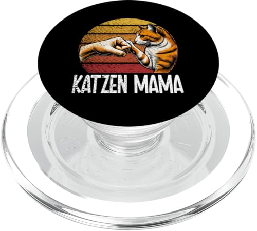 Katze Mama Muttertag Mutterschaft Mama Elternteil PopSockets PopGrip für MagSafe von Stolze Liebevolle Mama Katze Mami Mutter