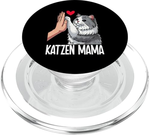 Katze Mama Muttertag Mutterschaft Mama Elternteil PopSockets PopGrip für MagSafe von Stolze Liebevolle Mama Katze Mami Mutter