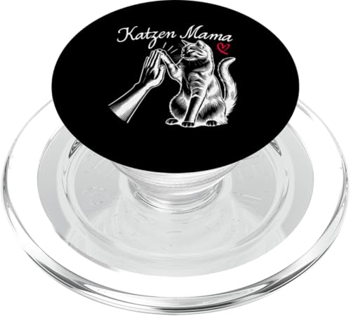 Katzen Mama Muttertag Mutterschaft Cat Mom Mama Elternteil PopSockets PopGrip für MagSafe von Stolze Liebevolle Mama Katze Mami Mutter