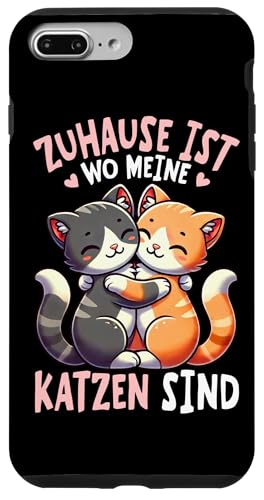 Zuhause Ist Wo Meine Katzen Sind Katze Mama Muttertag Hülle für iPhone 7 Plus/8 Plus von Stolze Liebevolle Mama Katze Mami Mutter