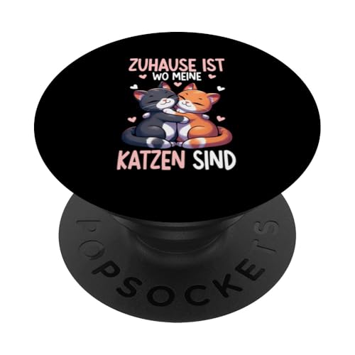Zuhause Ist Wo Meine Katzen Sind Katze Mama Muttertag PopSockets Klebender PopGrip Zuhause Ist Wo Meine Katzen Sind Katze Mama Muttertag PopSockets Klebender PopGrip von Stolze Liebevolle Mama Katze Mami Mutter