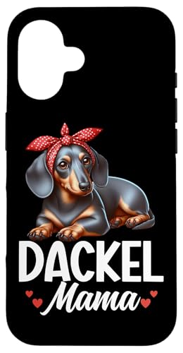 Dackel Mama Dachshund Hundebesitzer Mutter Dackelhund Hülle für iPhone 16 von Stolze Mama Dackel Hund Mommy Muttertag