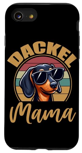 Dackel Mama Dachshund Hundebesitzer Mutter Dackelhund Hülle für iPhone SE (2020) / 7 / 8 von Stolze Mama Dackel Hund Mommy Muttertag