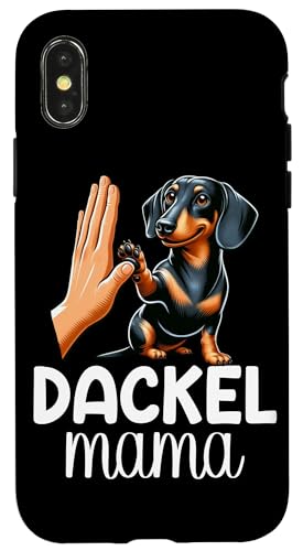 Dackel Mama Dachshund Hundebesitzer Mutter Dackelhund Hülle für iPhone X/XS Dackel Mama Dachshund Hundebesitzer Mutter Dackelhund Hülle für iPhone X/XS von Stolze Mama Dackel Hund Mommy Muttertag