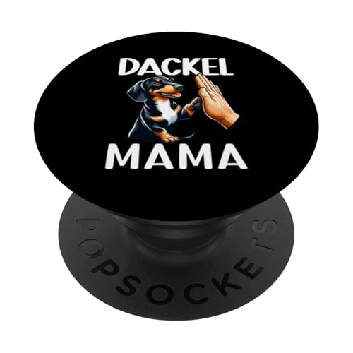 Dackel Mama Dachshund Hundebesitzer Mutter Dackelhund PopSockets Klebender PopGrip Dackel Mama Dachshund Hundebesitzer Mutter Dackelhund PopSockets Klebender PopGrip von Stolze Mama Dackel Hund Mommy Muttertag