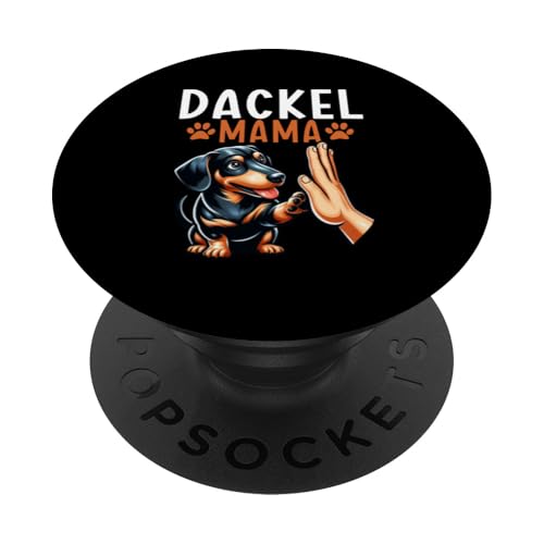 Dackel Mama Dachshund Hundebesitzer Mutter Dackelhund PopSockets Klebender PopGrip Dackel Mama Dachshund Hundebesitzer Mutter Dackelhund PopSockets Klebender PopGrip von Stolze Mama Dackel Hund Mommy Muttertag