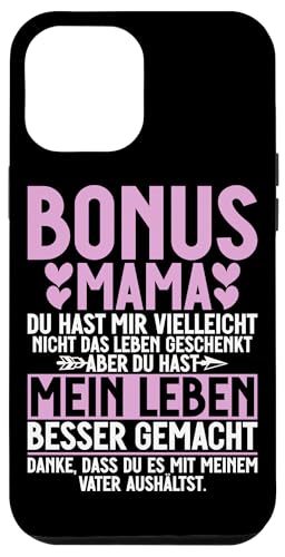 Bonus Mama Muttertag Mutterschaft Mama Elternteil Hülle für iPhone 12 Pro Max von Stolze Mama Liebevolle Bonusmama Mutter Mommy