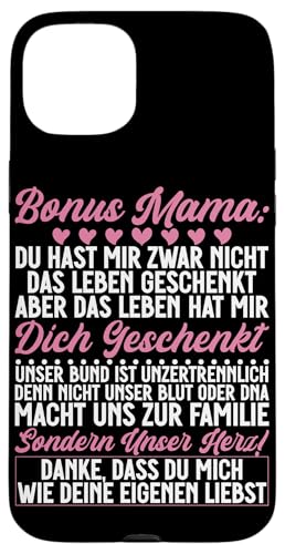 Bonus Mama Muttertag Mutterschaft Mama Elternteil Hülle für iPhone 15 Plus von Stolze Mama Liebevolle Bonusmama Mutter Mommy