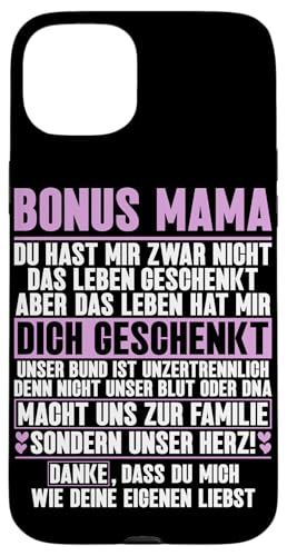 Bonus Mama Muttertag Mutterschaft Mama Elternteil Hülle für iPhone 15 Plus von Stolze Mama Liebevolle Bonusmama Mutter Mommy