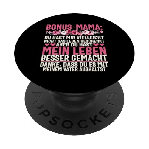 Bonus Mama Muttertag Mutterschaft Mama Elternteil PopSockets Klebender PopGrip von Stolze Mama Liebevolle Bonusmama Mutter Mommy